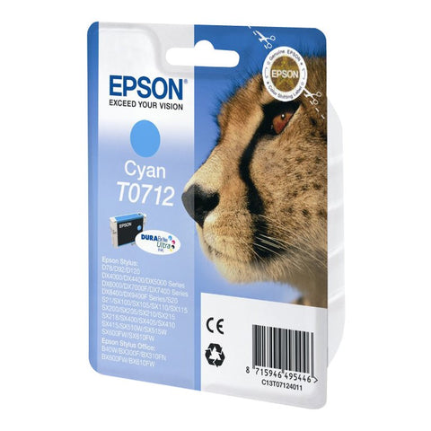Cartucho EPSON T0712 Guepardo Color