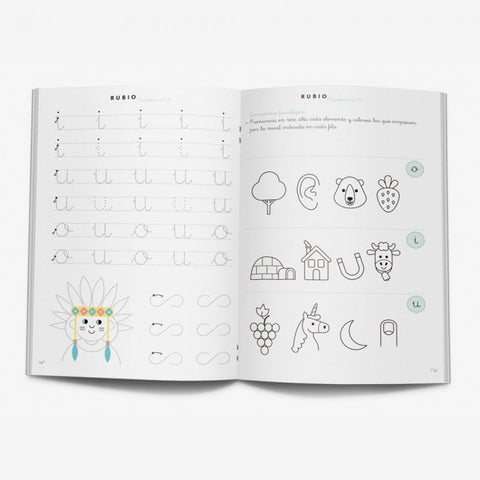 CUADERNO DE REPASO 01 ESCRITURA RUBIO