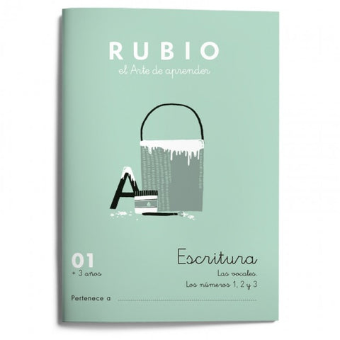 CUADERNO DE REPASO 01 ESCRITURA RUBIO