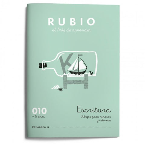 CUADERNO DE REPASO 010 ESCRITURA RUBIO