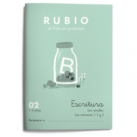 CUADERNO DE REPASO 02 ESCRITURA RUBIO