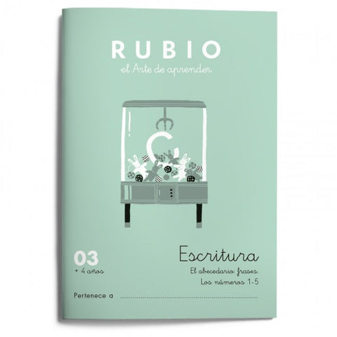 CUADERNO DE REPASO 03 ESCRITURA RUBIO