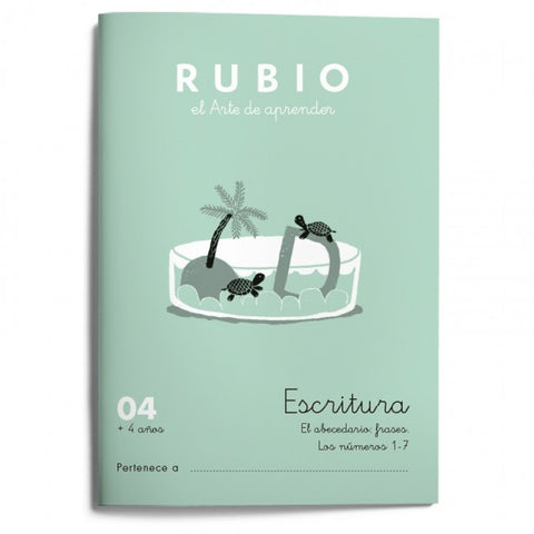 CUADERNO DE REPASO 04 ESCRITURA RUBIO