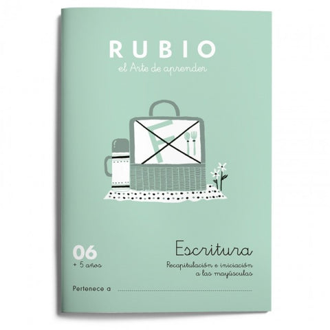 CUADERNO DE REPASO 06 ESCRITURA RUBIO