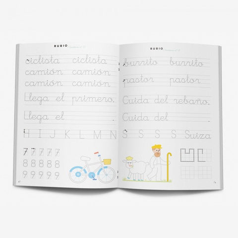 CUADERNO DE REPASO 7 ESCRITURA RUBIO