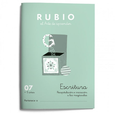 CUADERNO DE REPASO 7 ESCRITURA RUBIO