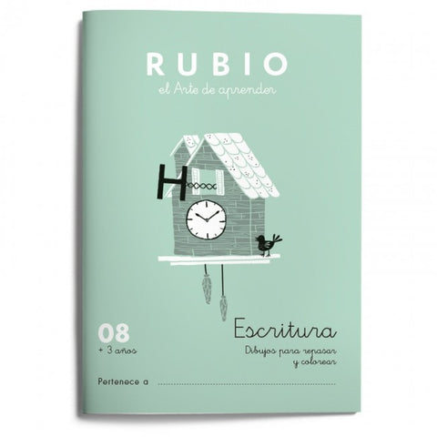 CUADERNO DE REPASO 08 ESCRITURA RUBIO