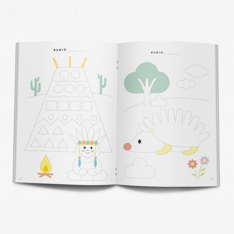 CUADERNO DE REPASO 09 ESCRITURA RUBIO