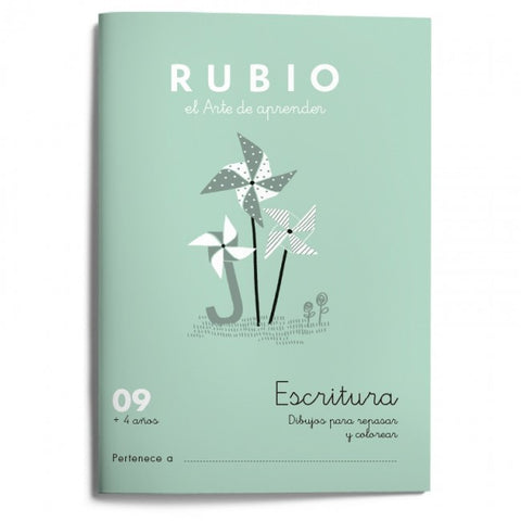 CUADERNO DE REPASO 09 ESCRITURA RUBIO