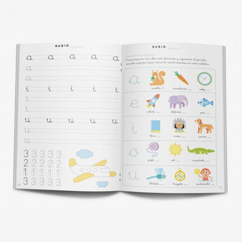 CUADERNO DE REPASO 1 ESCRITURA RUBIO