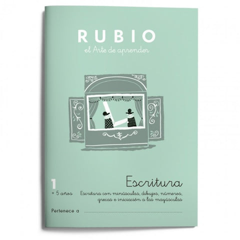 CUADERNO DE REPASO 1 ESCRITURA RUBIO
