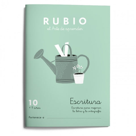 CUADERNO DE REPASO 10 ESCRITURA RUBIO