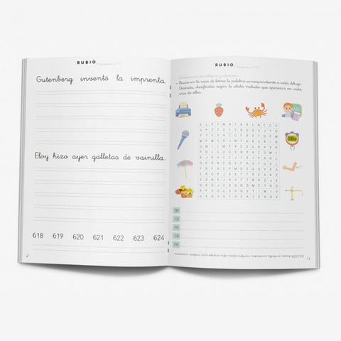 CUADERNO DE REPASO 11 ESCRITURA RUBIO