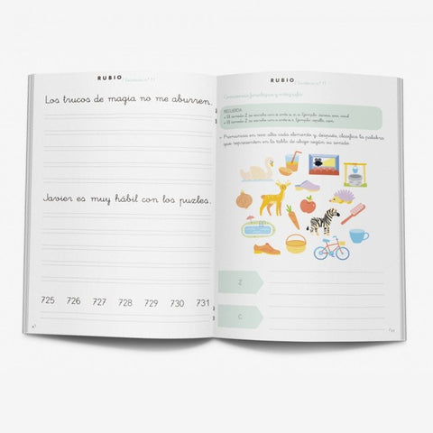 CUADERNO DE REPASO 11 ESCRITURA RUBIO