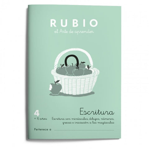 CUADERNO DE REPASO 4 ESCRITURA RUBIO