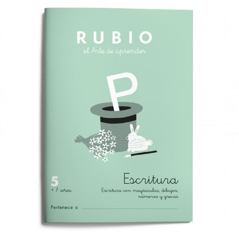 CUADERNO DE REPASO 5 ESCRITURA RUBIO