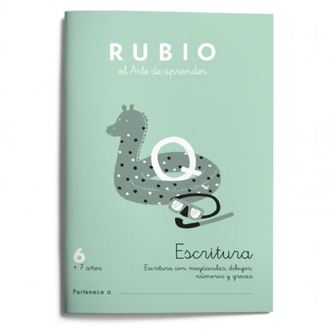 CUADERNO DE REPASO 6 ESCRITURA RUBIO
