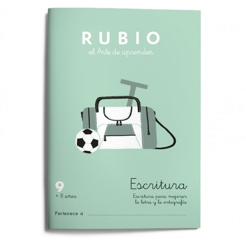CUADERNO DE REPASO 9 ESCRITURA RUBIO