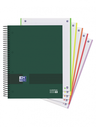 EUROPEANBOOK 5 MULTIASIGNATURA A4+ TAPA EXTRADURA MATE COLORES NEUTROS