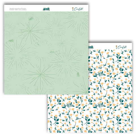 Papeles de Scrapbooking 12x12" a 1 cara Gaia