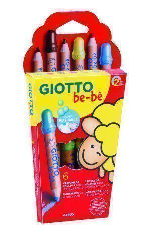 Lápices Giotto Be-Bè Súper más Sacapuntas