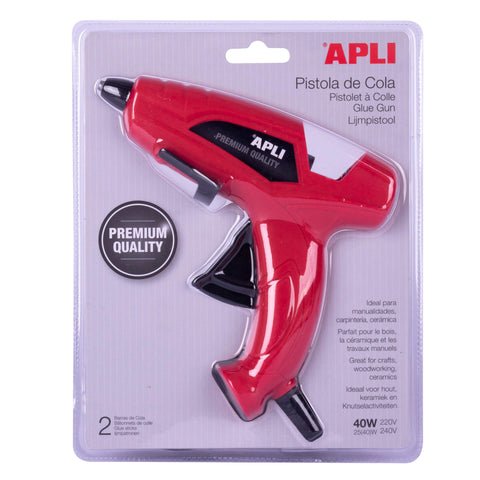 Pistola de Cola Termofusible 40W Apli