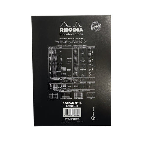 BLOC RHODIA Nº16 PUNTEADO