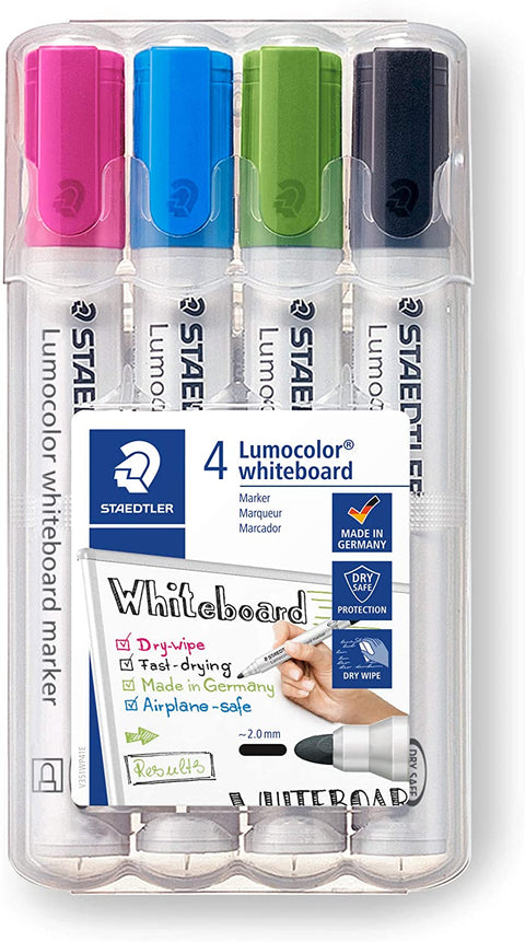 Estuche Marcadores LUMOCOLOR® WHITEBOARD MARKER 351 4 pcs