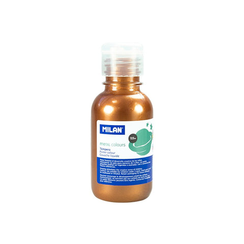 Témpera Colores Metalizados 125 ml Milan