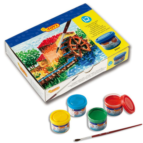 Estuche de Témpera 12 colores 35ml