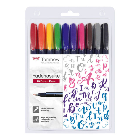 Rotulador Fudenosuke Colors Pack de 10